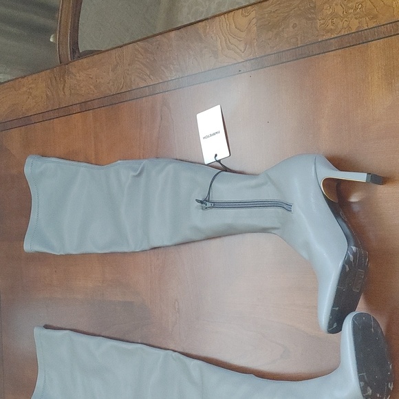 STELLA MCCARTNEY Ivy vegetarian leather over-the-knee boots. 37 - Picture 8 of 16